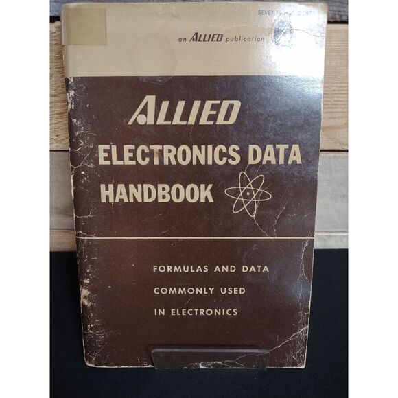 VTG Allied Electronics Data Handbook 1966 Allied Radio Corporation Paperback - Picture 1 of 2